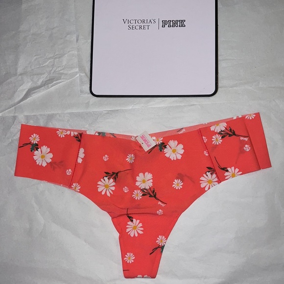 5pk Victoria's Secret PINK THONG No Show Panties - Picture 7 of 16